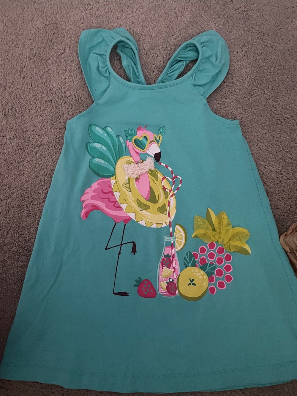 Mayoral Teal Girls Tank Dress